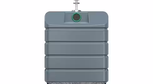 Colonne aérienne d'apport volontaire Citybulle pour verre - 3 m3 - préhension Kinshofer