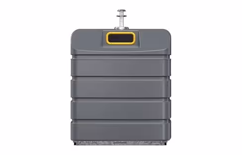 Colonne aérienne d'apport volontaire Citybulle pour EMR - 3 m3 - préhension Kinshofer