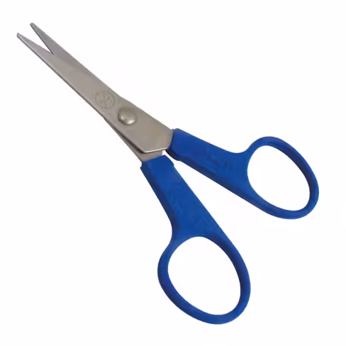 Ciseaux stériles à usage unique - bouts pointus - usage médical - 115 mm - boîte de 100 unités