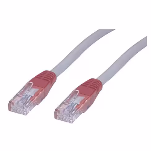 Câble RJ45 Catégorie 5e U/UTP non blindé - 10 m - MCL - gris