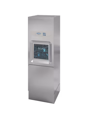 Lave-bassins TYPHOON 220V - l. 600 x prof. 600 x haut.1840 - porte coulissante automatique avec cellule photoélectrique -