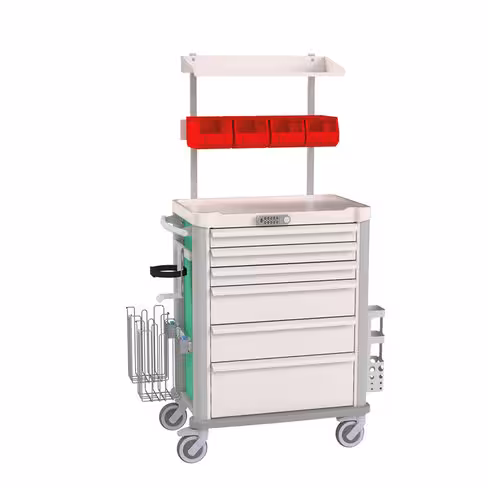 Chariot d'anesthésie EOLIS équipé