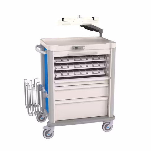 Chariot informatisé à médicaments EOLIS équipé
