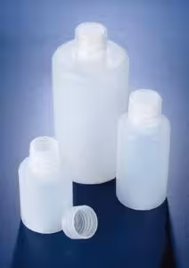 Flacon rond col étroit PEHD bouch 125ml x10