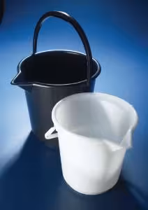 Seau PE usage intensif 170 L blanc x1