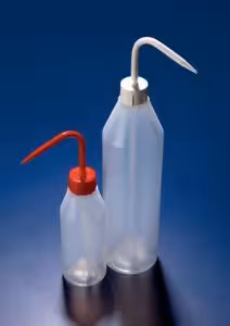 Pissette ronde forme flacon LDPE bouchon blanc 500ml x5