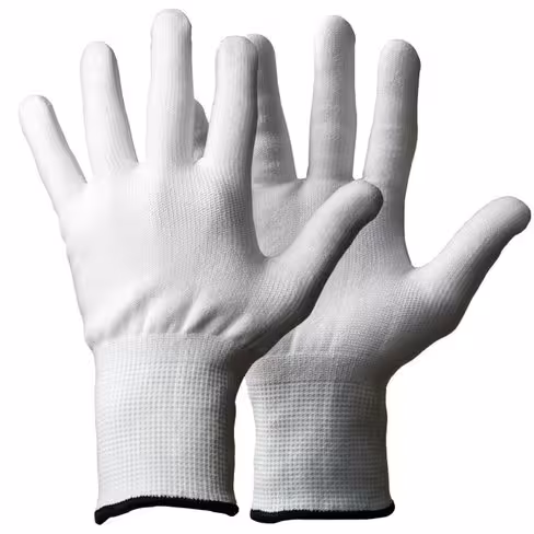 Gant anti-coupure blanc fin sans enduction WHITETACTIL/0 taille 9 (L) x 1