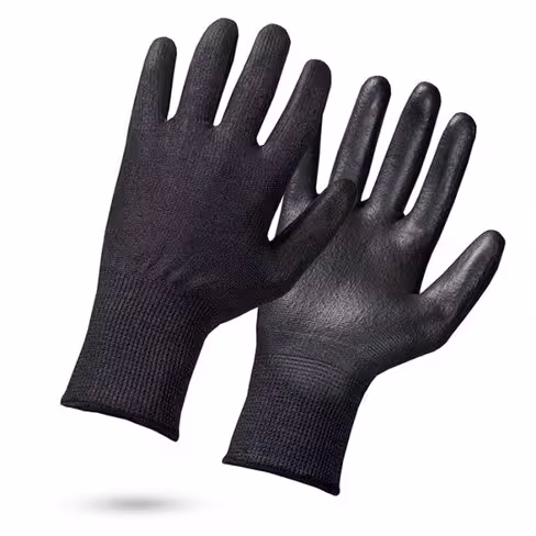 Gant anti-coupure noir fin et durable BLACKTACTIL taille 8 (M) x 1