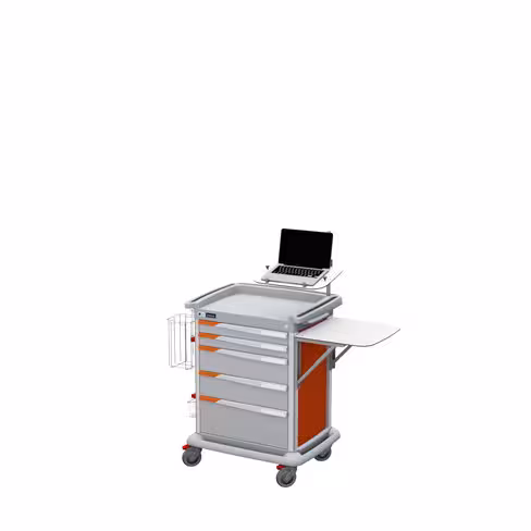 Chariot de soins préconfiguré