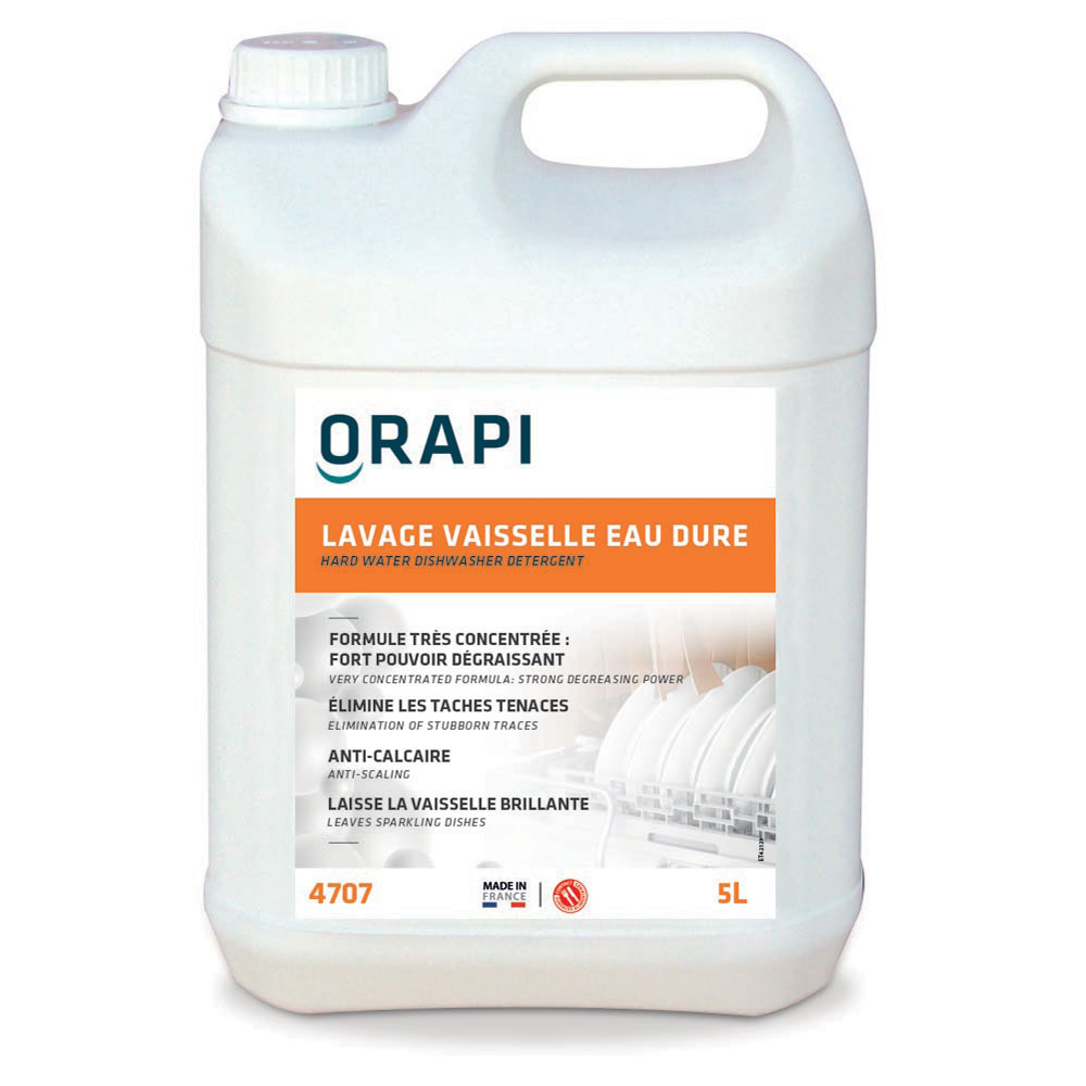 Liquide détergent pour lavage automatique vaisselle en bidon carton de 2 x 5 l
