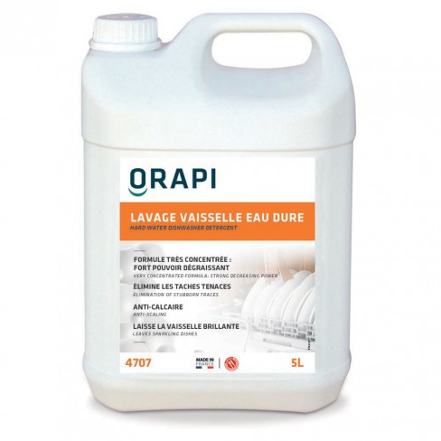 Liquide détergent pour lavage automatique vaisselle en bidon carton de 2 x 5 l