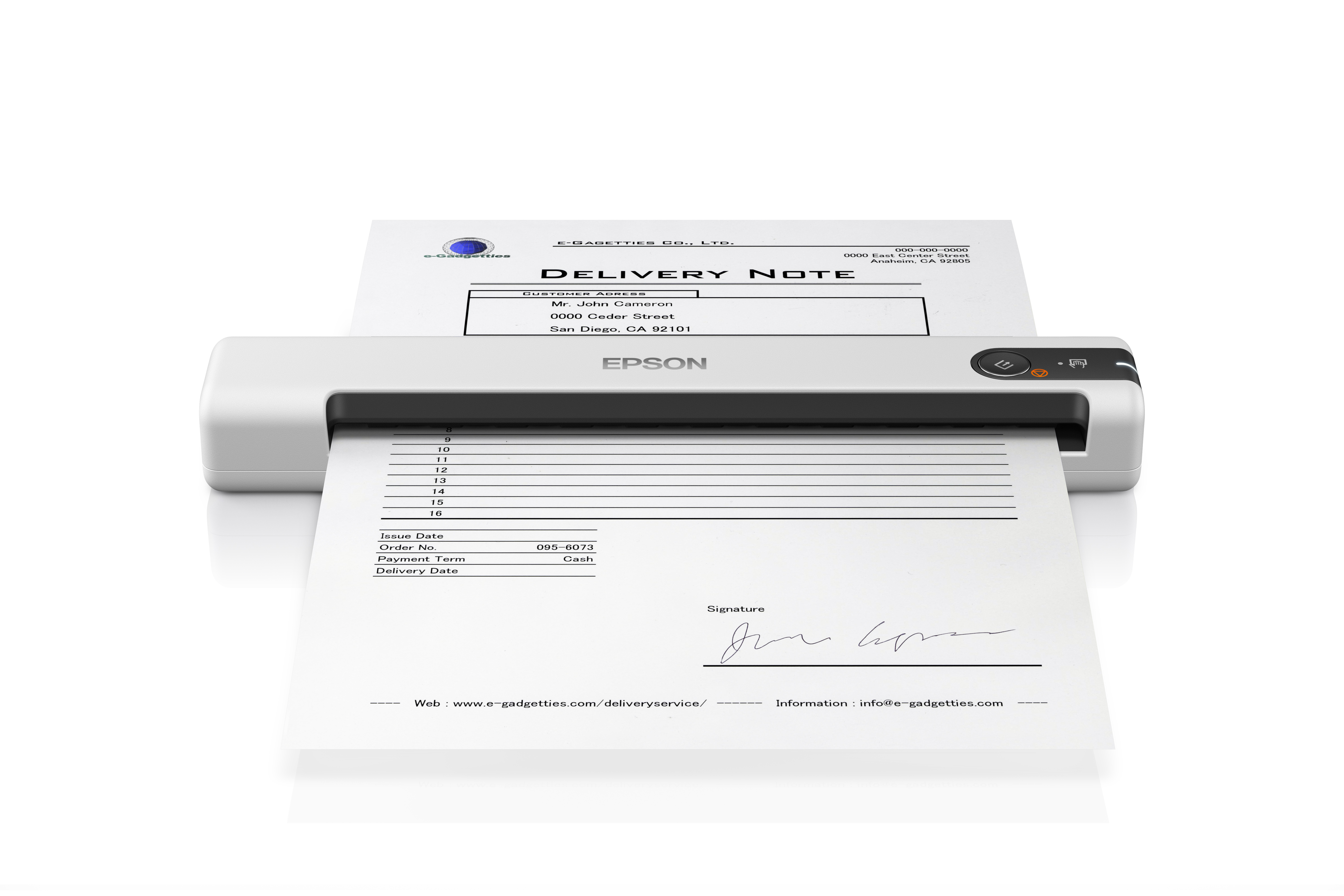 Scanner A4 portable Epson WorkForce DS-70
