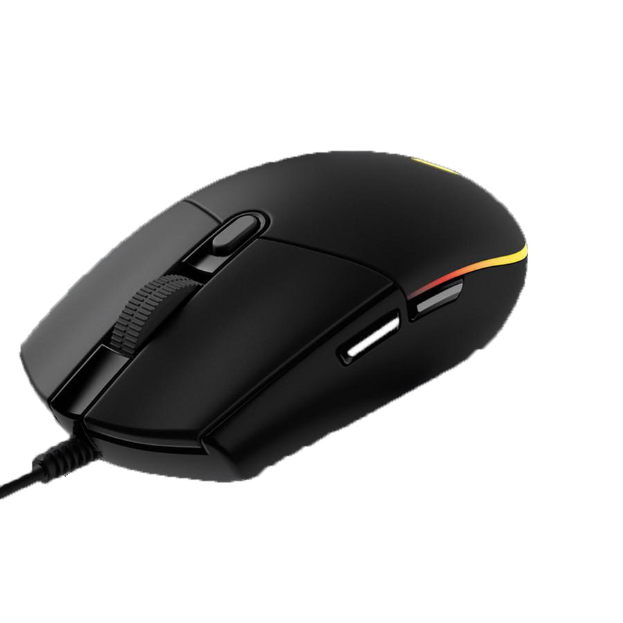 Souris filaire optique - Logitech G203 - USB - rétroéclairée programmable - résolution configurable - noir