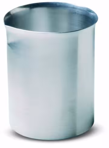 Bécher en aluminium avec bec verseur 250 ml x5