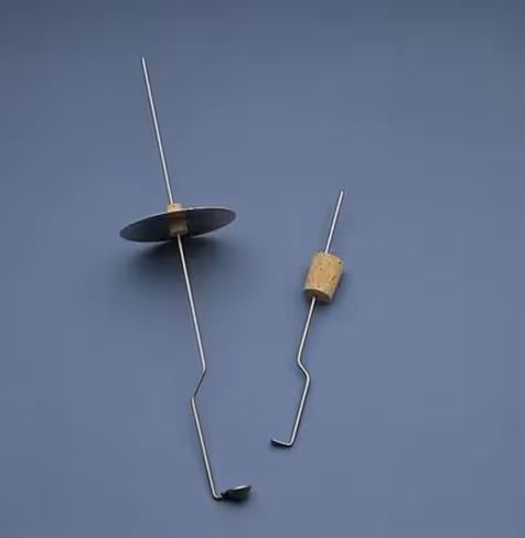 Cuillère à combustion en acier inox 220mm x6
