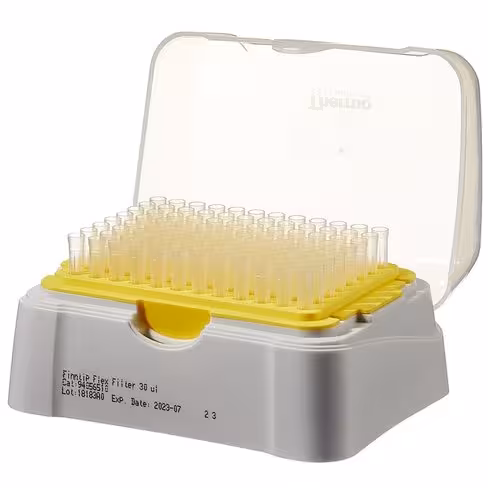 Pointes de pipettes à filtre Finntip Flex 1-30 µl jaune, rack stérile x960