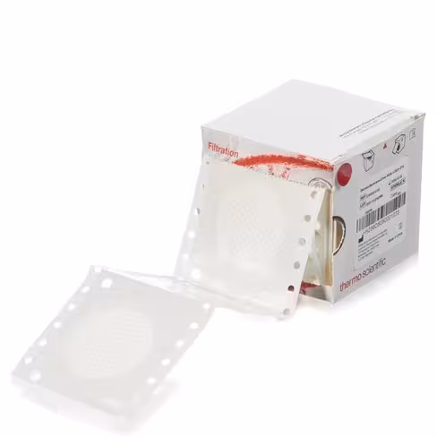 Bande 150 membranes MCE stériles blanches, porosité 0,8 µm, ø 47mm x4