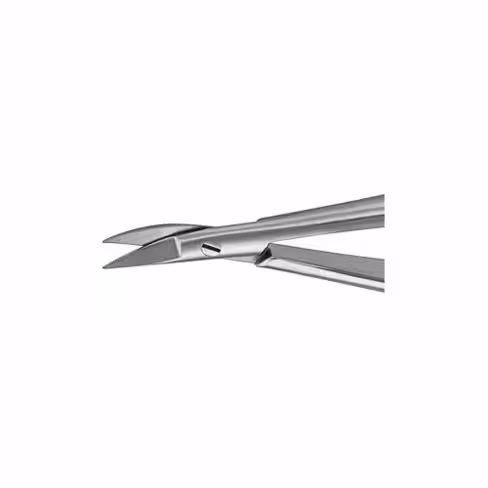 Micro-ciseaux ressort ex-fin courbe 165 mm
