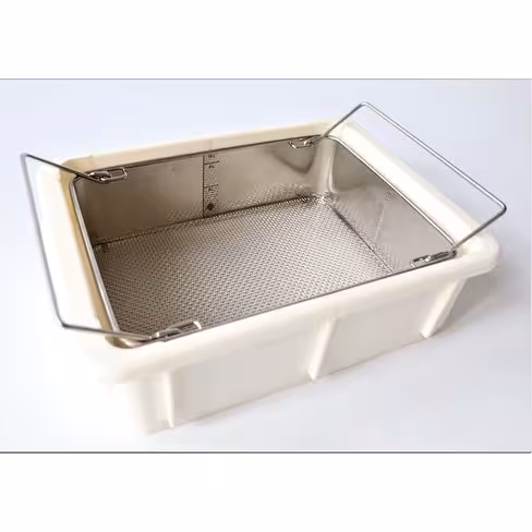 Set de pré-désinfection - 10 l - égouttoir inox