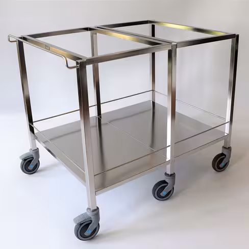 Chariot double - pour bac 40 l