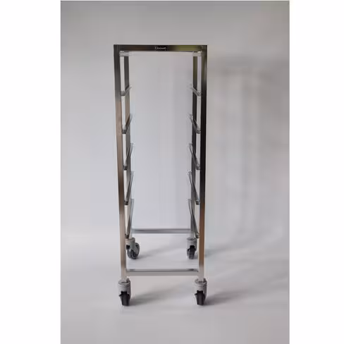 Chariot 6 niveaux de glissières espacées de 155 mm - pour bac 530 x 325 mm