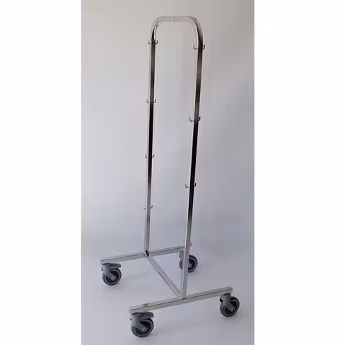 Chariot de transfert double face - 4 niveaux de crochets