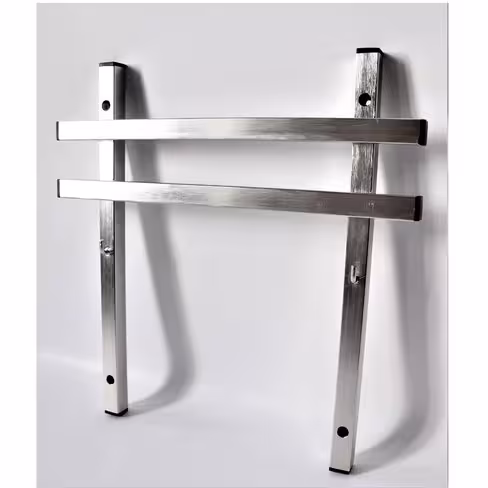 Support mural 2 niveaux avec crochets - pour plaques d'identification