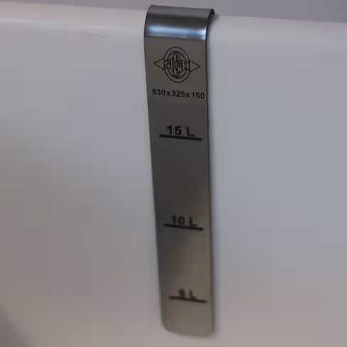 Réglet de graduation - pour bac 530 x 325 x 150 mm