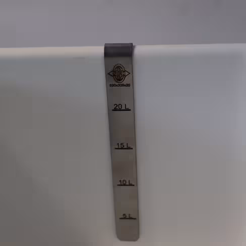 Réglet de graduation - pour bac 530 x 325 x 200 mm