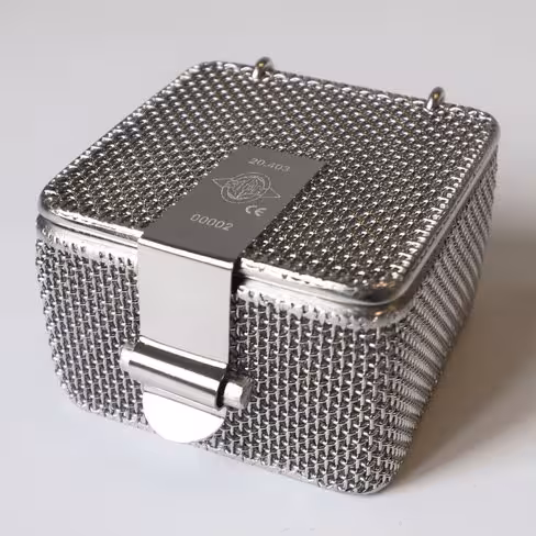 Panier de lavage - maille 1 x 1 - 60 x 60 x 40 mm