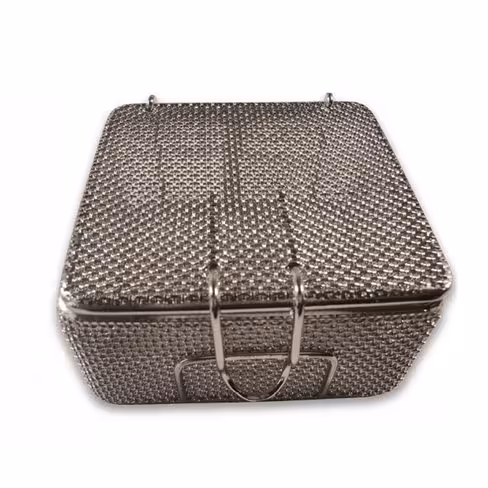 Panier de lavage 20.470 - maille 1 x 1 - 80 x 80 x 40 mm