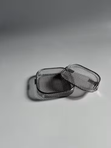 Panier de lavage - maille 2 x 2 - 115 x 115 x 26 mm