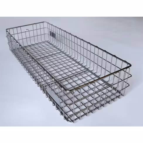 Panier pour stockage des pinces sous sachets - 750 x 300 x 150 mm