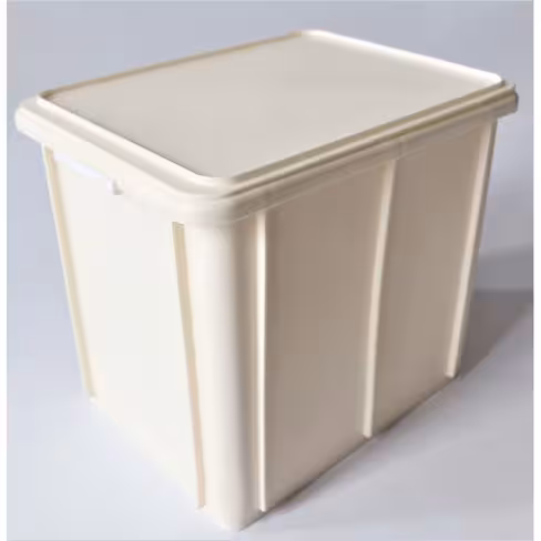 Ensemble bac et couvercle - polypropylène - 300 x 400 x 321 mm