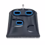 Colonne aérienne d'apport volontaire Volcano pour papier - 4 m³ - préhension Kinshofer