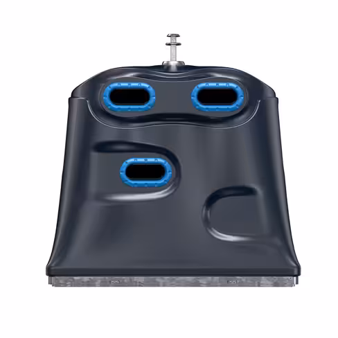 Colonne aérienne d'apport volontaire Volcano pour papier - 4 m³ - préhension Kinshofer