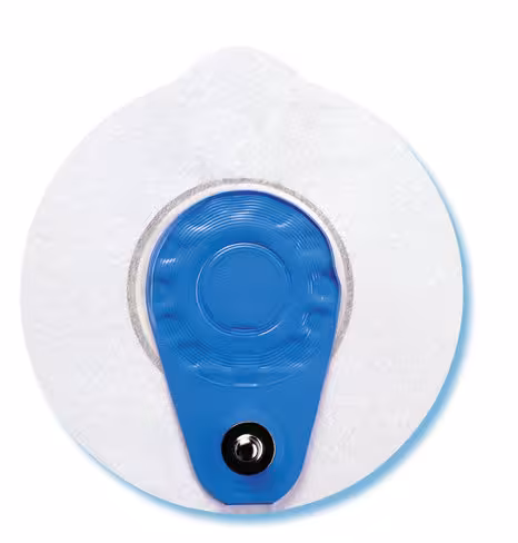 Electrode ECG Blue Sensor à bouton pression excentré et support microporeux - 1 boite de 500 unités