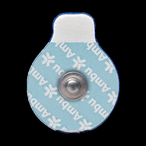 Electrode ECG White Sensor à bouton pression central et support mousse - 1 boite de 600 unités