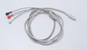 Câble ECG Maternel 3 brins, pour électrodes à pression, longueur de 2 m [pour Sonicaid TEAM3-I]