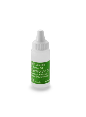 Flacon de 10 mL de solution électrolytique pour capteur TC54 [ptcCO2], lot de 4