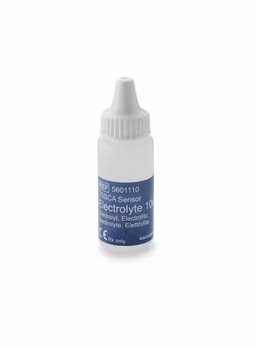 Flacon de 10 mL de solution électrolytique pour capteur TC92 [ptcCO2-SpO2], lot de 1
