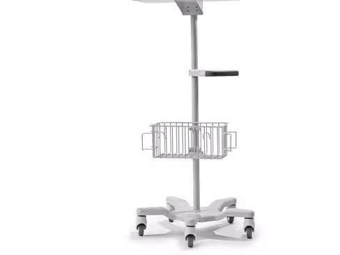 Chariot roulant [comprenant un panier de rangement et un système de range-câble] [pour moniteur TCM5]