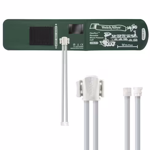 Brassard de PNI, FlexiPort, réutilisable, enfant, 15-21 cm [2 tubes, mâle/femelle]