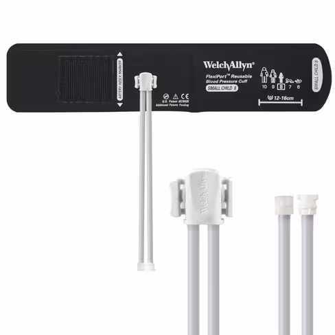 Brassard de PNI, FlexiPort, réutilisable, enfant, petite taille 12-16 cm [2 tubes, mâle/femelle]