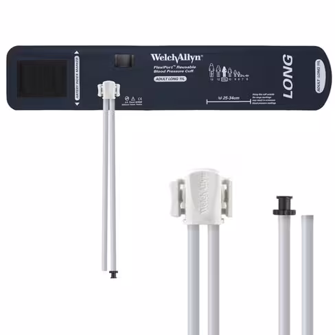 Brassard de PNI, FlexiPort, réutilisable, adulte, large, 25-34 cm [2 tubes, tube vide]