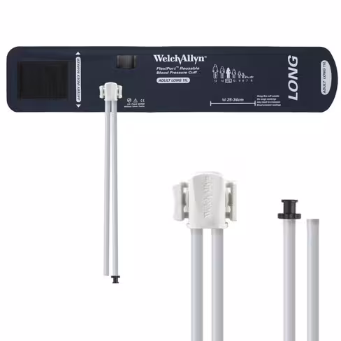 Brassard de PNI, FlexiPort, réutilisable, adulte, large, 25-34 cm [2 tubes, tube non huilé]