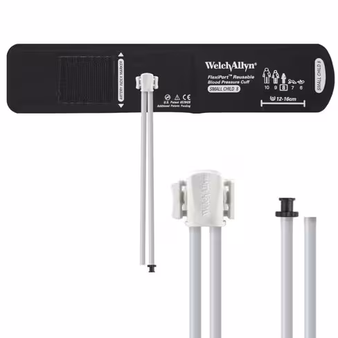 Brassard de PNI, FlexiPort, réutilisable, enfant, petite taille 12-16 cm [2 tubes, tube non huilé]