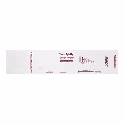 Brassard de PNI, FlexiPort Soft, usage unique, adulte, large, obèse 32-43 cm, lot de 20 [sans tube]