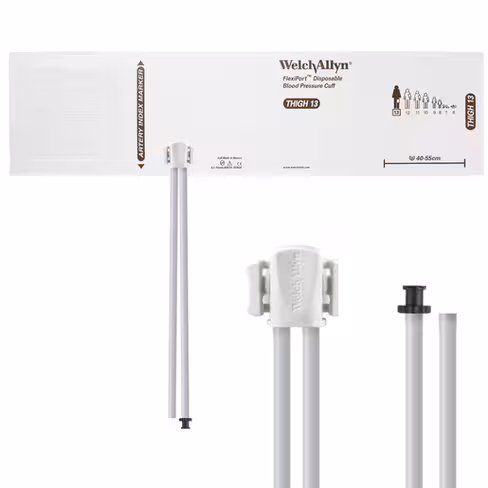 Brassard de PNI, FlexiPort Soft, usage unique, adulte, cuisse 40-55 cm, lot de 20 [2 tubes, non huilé]