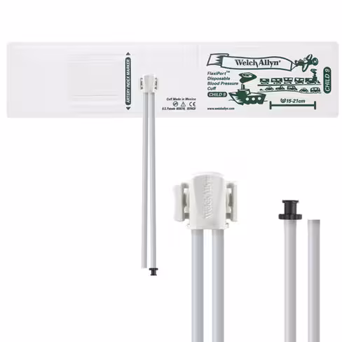 Brassard de PNI, FlexiPort Soft, usage unique, enfant, 15-21 cm, lot de 20 [2 tubes, non huilé]